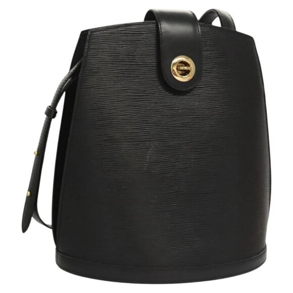 LOUIS VUITTON Epi Cluny Shoulder Bag Black - Picture 1 of 15